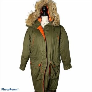 Gallery green duck down‎ hood utility field jacket